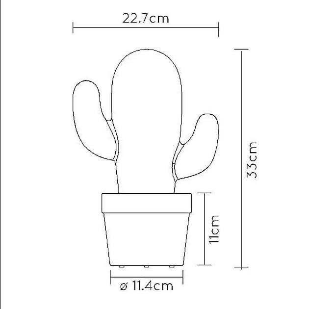 Уличный светодиодный светильник Lucide Cactus 13813/02/31 фото 4