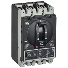 Автоматический выключатель в литом корпусе 3P типоразмер D 50кА 160А IEK AR-MCCB-3D-050-0160A-ELSC