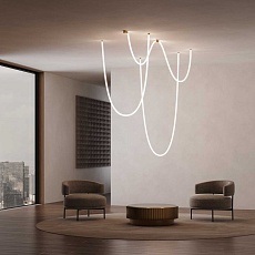 Встраиваемое крепление для круглого гибкого неона Full light латунь Elektrostandard a070756 1