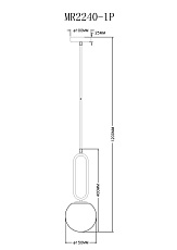 Подвесной светильник MyFar Pierre MR2240-1P 1