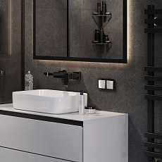 Рамка Werkel Acrylic на 2 поста черный W0022708 4690389184857 4