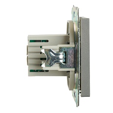 Розетка 2хUSB Stekker Катрин графит GLS10-7115-06 49422 2