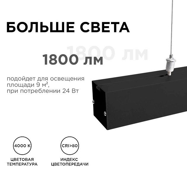 Подвесной светодиодный светильник Apeyron 30-10 Фото № 8