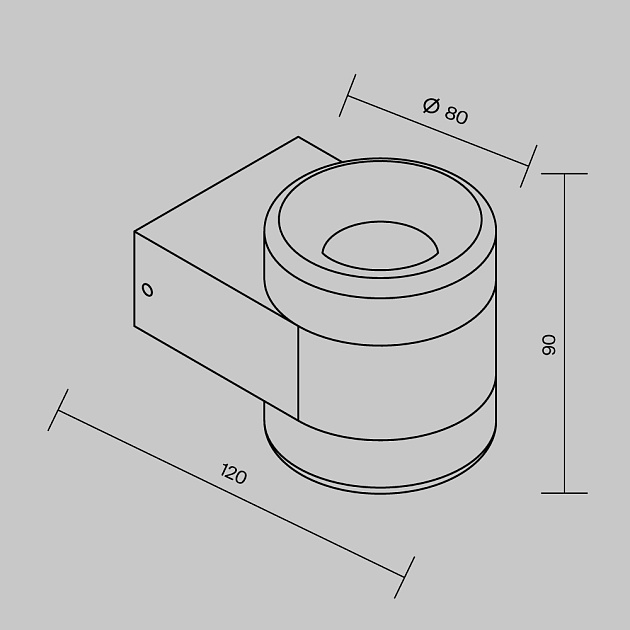 Бра Maytoni Outdoor O490WL-L6B3K Фото № 6