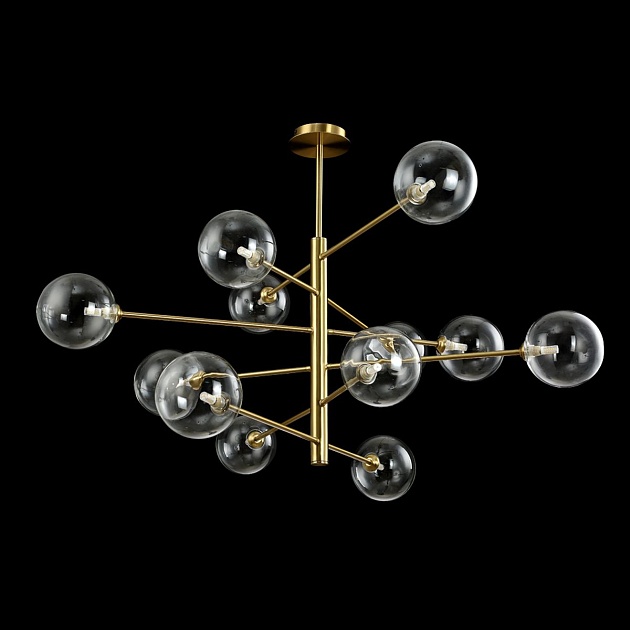 Подвесная люстра Crystal Lux Marzo SP12 Bronze/Transparente Фото № 3
