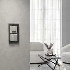 Выключатель двухклавишный проходной (дымчатый) W1222004/ a069458 3