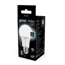 Лампа светодиодная Gauss E27 12W 4100K матовая 102502212 2