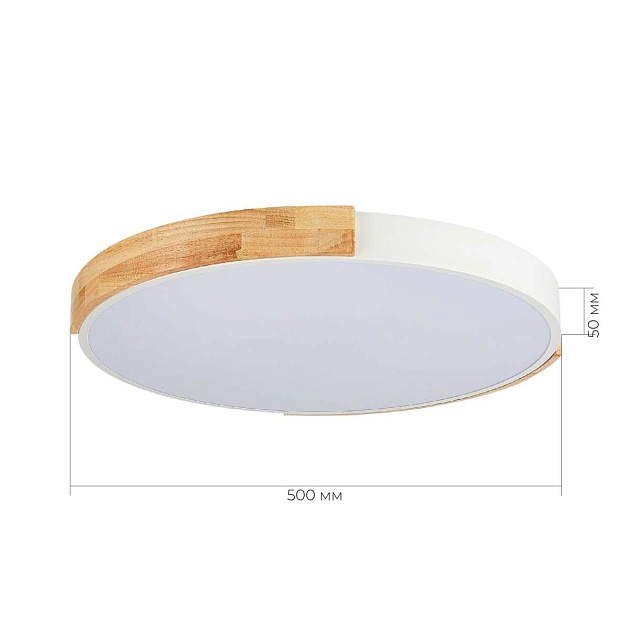 Потолочный сетодиодный светильник Evoluce Delia SLE201352-01 изображение 3 Потолочный сетодиодный светильник Evoluce Delia SLE201352-01 Фото № 3