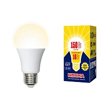 Лампа светодиодная E27 16W 3000K матовая LED-A60-16W/WW/E27/FR/NR UL-00004027 1