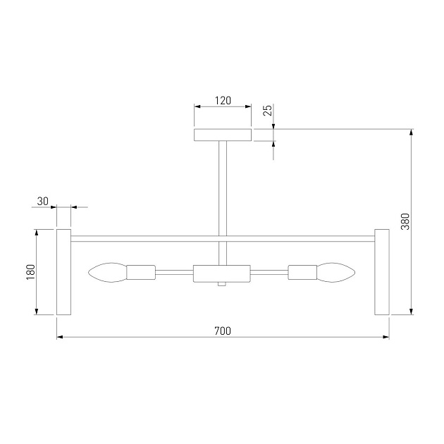 Потолочная люстра Bogates Flamel 373/8 Smart Фото № 2