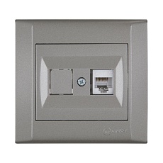 Розетка комп. двойная (1 шт. cat 5) Makel Defne 42052035