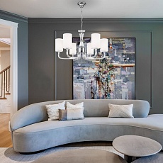 Подвесная люстра Eurosvet Catania 60120/6 хром Smart 1