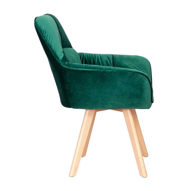 Кресло AksHome Soft темно-зеленый, велюр 58901 фото 5
