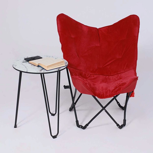 Складной стул AksHome Maggy красный, ткань 86924 фото 6