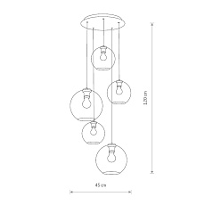 Подвесная люстра Nowodvorski Vetro 7642 1