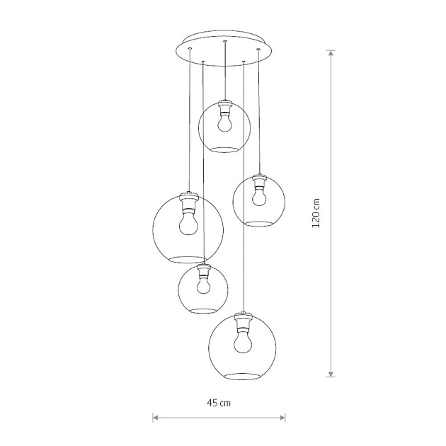 Подвесная люстра Nowodvorski Vetro 7642 Фото № 2