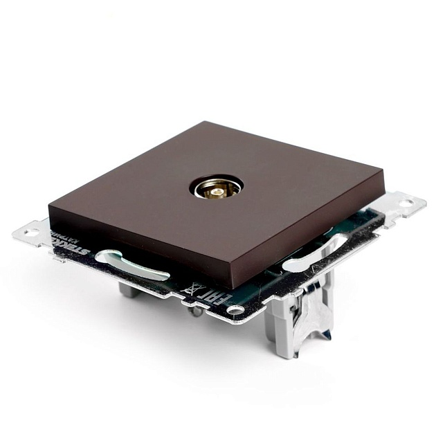 ТВ-розетка RJ-45 Stekker Катрин шоколад GLS00-7108-04 49024 Фото № 7