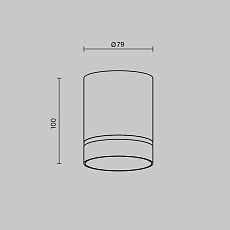 Потолочный светодиодный светильник Maytoni Technical Orlo C085CL-9W3K-W 1