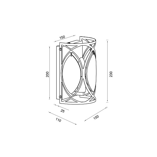 Настенный светильник Vele Luce Angela VL3153W01 изображение 5 Настенный светильник Vele Luce Angela VL3153W01 Фото № 5