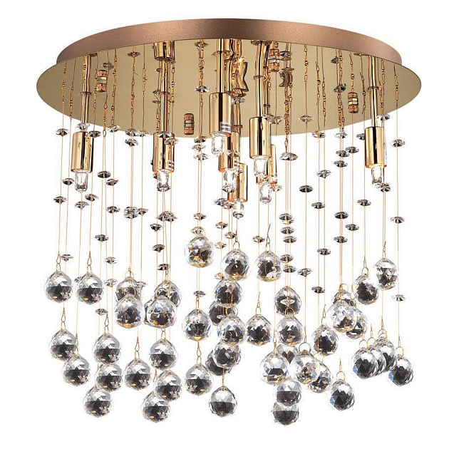 Потолочный светильник Ideal Lux Moonlight PL8 Oro 080932 Фото № 1