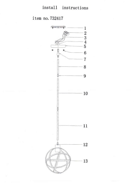 Подвесной светильник Lightstar Gabbia 732417 Фото № 7