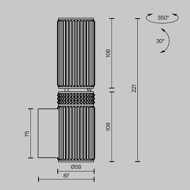 Бра Maytoni MOD475WL-02BS изображение 5 Бра Maytoni MOD475WL-02BS Фото № 5