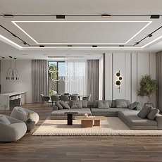 Шинопровод встраиваемый Hesby Lighting ElDeko 48В-1м, чёрный HSBL_0060 4