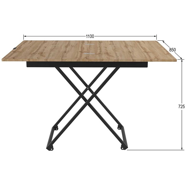 Стол-трансформер Мебелик Андрэ 007801 изображение 5 Стол-трансформер Мебелик Андрэ 007801 Фото № 5