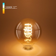 Лампа светодиодная филаментная Elektrostandard E27 8W 3300K прозрачная a048304 2