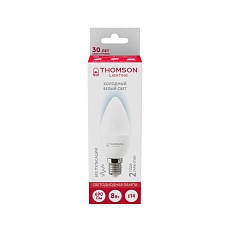 Лампа светодиодная Thomson E14 8W 6500K свеча матовая TH-B2308 2