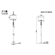 Торшер Evoluce Attic SLE1117-205-01 1