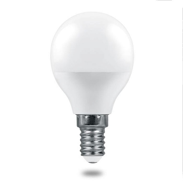 Лампа светодиодная Feron E14 6W 2700K Матовая LB-1406 38065 фото 