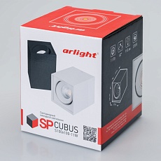 Потолочный светодиодный светильник Arlight SP-Cubus-S100x100WH-11W Day White 40deg 023081(2) 2