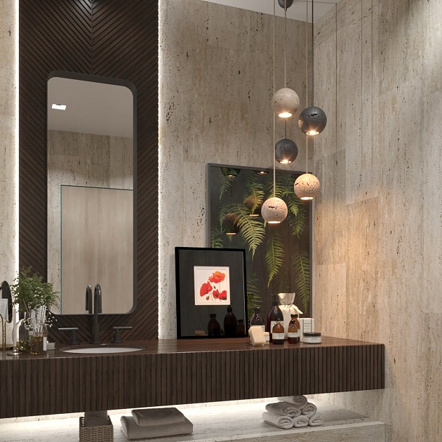 Подвесной светильник Odeon Light Hightech Travertino 6625/1L Фото № 7