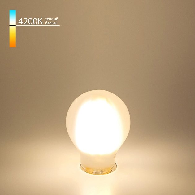 Лампа светодиодная филаментная Elektrostandard LED E27 12W 4200K матовая a038692 фото 2