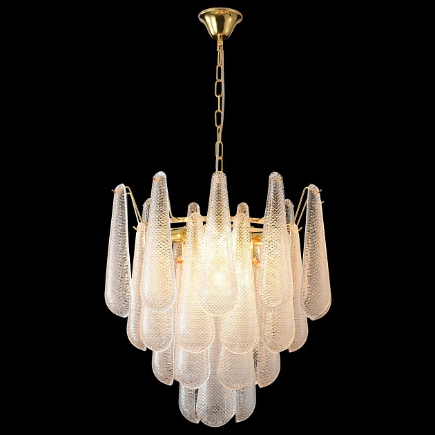 Подвесная люстра Crystal Lux FONTAIN SP8 GOLD Фото № 1