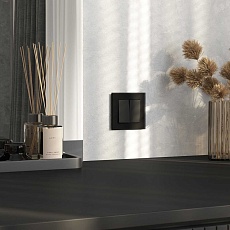 Рамка Werkel Senso на 1 пост черный, стекло soft-touch W0013108 4690389200328 4