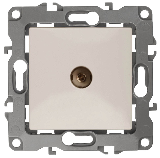 ТВ-розетка проходная ЭРА 12 12-3102-02 Б0027432 изображение 1 ТВ-розетка проходная ЭРА 12 12-3102-02 Б0027432 Фото № 1