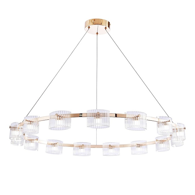 Подвесная светодиодная люстра Favourite Ori 4248-15P изображение 1 Подвесная светодиодная люстра Favourite Ori 4248-15P Фото № 1