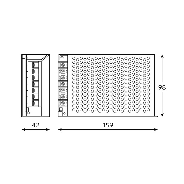 Блок питания Gauss 100W 12V IP20 BT505 изображение 2 Блок питания Gauss 100W 12V IP20 BT505 Фото № 2