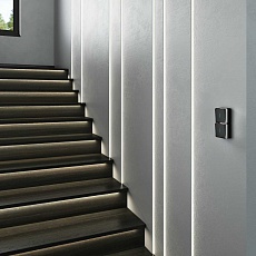 Выключатель одноклавишный с подсветкой Werkel Gallant черный/хром W5010135 4690389163845 2