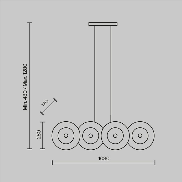 Подвесной светильник Maytoni Aster MOD007PL-08G1 изображение 5 Подвесной светильник Maytoni Aster MOD007PL-08G1 Фото № 5