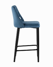 Полубарный стул Stool Group Диего велюр пыльно-синий AV 427-H58-08(PP) 2