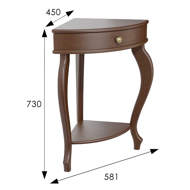 Консоль Мебелик Элегант Л 008531 изображение 3 Консоль Мебелик Элегант Л 008531 Фото № 3