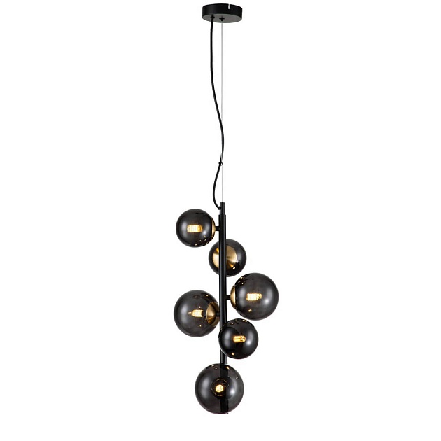 Подвесная люстра Indigo Molecola 11018/6P Black V000197 Фото № 1