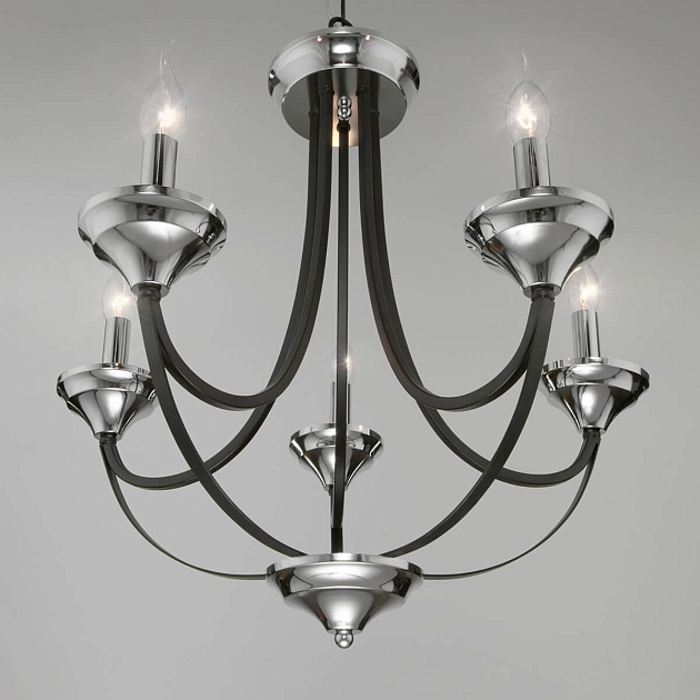 Подвесная люстра Eurosvet Lazzaro 60098/5 хром Фото № 4