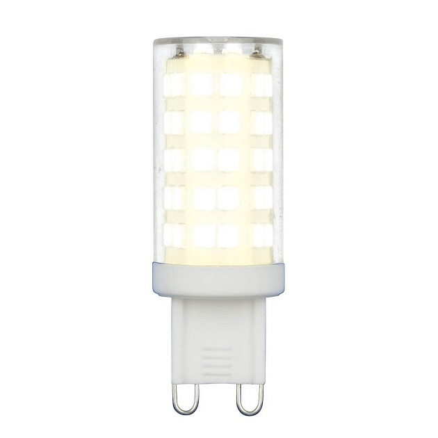 Лампа светодиодная Uniel G9 9W 4000K прозрачная LED-JCD-9W/4000K/G9/CL GLZ09TR UL-00006489 фото 