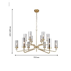 Подвесная люстра F-Promo Shandar 4620-12P 1