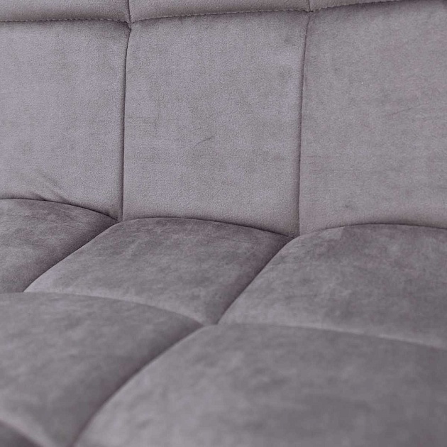 Барный стул AksHome Logos темно-серый, велюр 80165 изображение 3 Барный стул AksHome Logos темно-серый, велюр 80165 Фото № 3