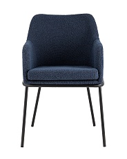 Кухонный стул с подлокотниками Stool Group Кози ткань букле синий AV 318-L06-08 2
